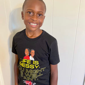 Life Is Messy. You Might As Well Paint. Shirt (Youth Size)